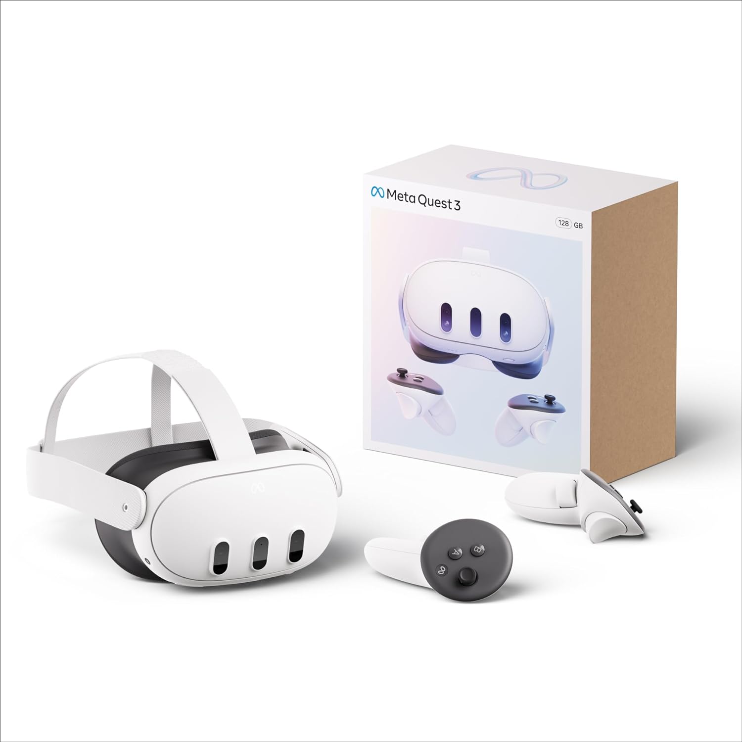 Meta Casque de Réalité Virtuelle 3 128GO Blanc - Consoles