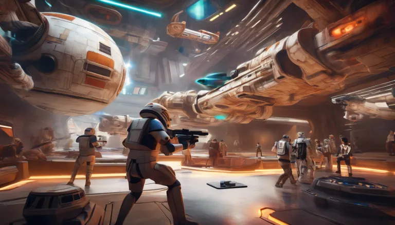 découvrez 'beyond victory', le jeu en réalité mixte inspiré de star wars, qui arrive exclusivement sur quest 3 et 3s. plongez dans un univers galactique captivant où la force et l'aventure vous attendent, et préparez-vous à vivre des combats épiques et des quêtes palpitantes. ne manquez pas cette expérience immersive unique !