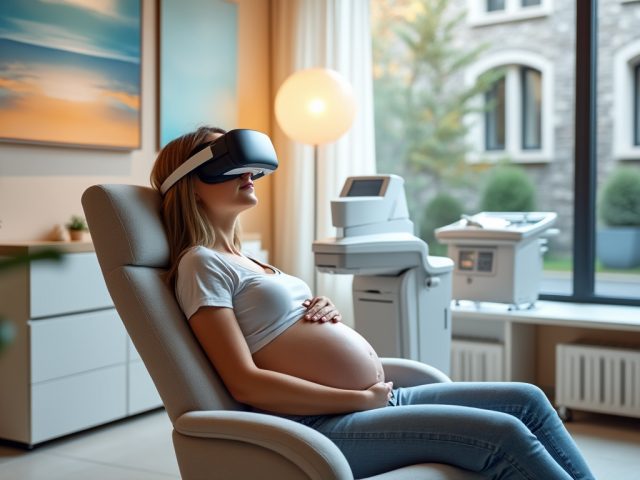 À Besançon, un casque de réalité virtuelle pour soulager le stress et la douleur lors des prélèvements fœtaux