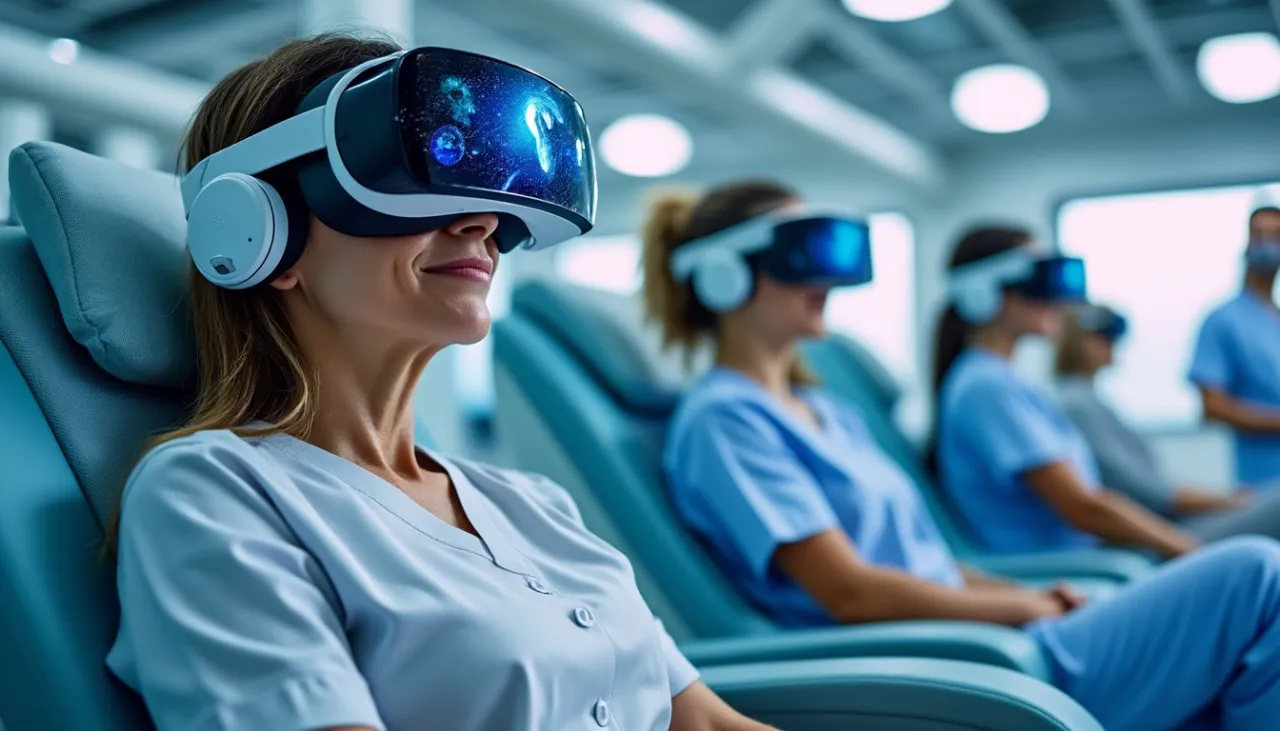 découvrez comment l'hôpital de lannion utilise la réalité virtuelle pour soulager la douleur et le stress des patients. ce casque innovant offre une expérience immersive qui améliore le bien-être et aide à gérer l'anxiété des soins médicaux.