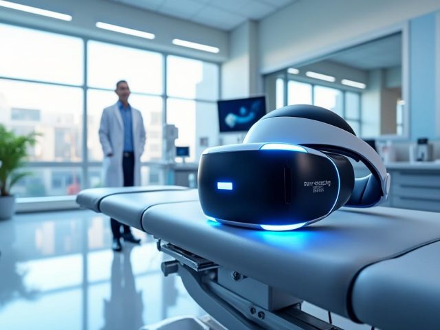 L&rsquo;hôpital de Sainte-Marthe se dote d&rsquo;un casque de réalité virtuelle