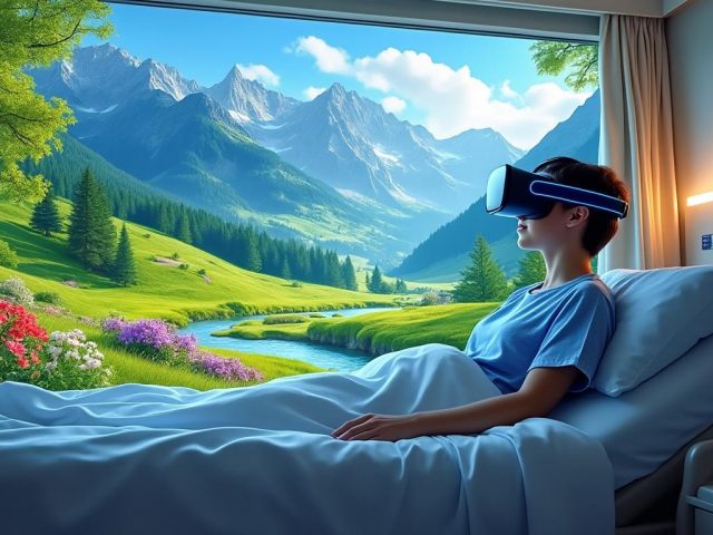 Savoie : s&rsquo;évader de l&rsquo;hôpital de Bourg-Saint-Maurice grâce à la réalité virtuelle et aux fenêtres LED