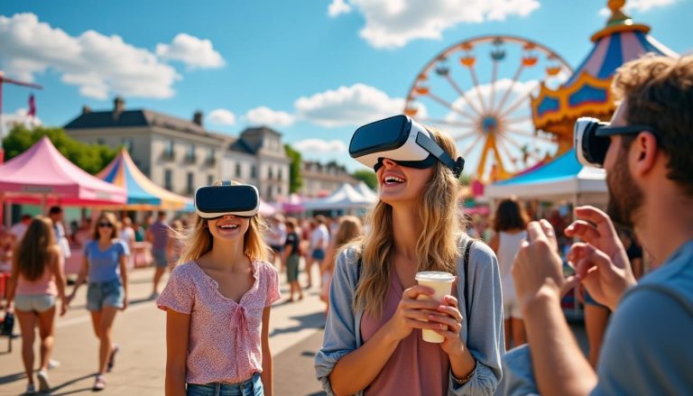 vivez une expérience unique à quimper le mercredi 13 août : découvrez la réalité virtuelle pendant les semaines musicales et amusez-vous à la fête foraine. une journée d’animations et de divertissements à ne pas manquer !