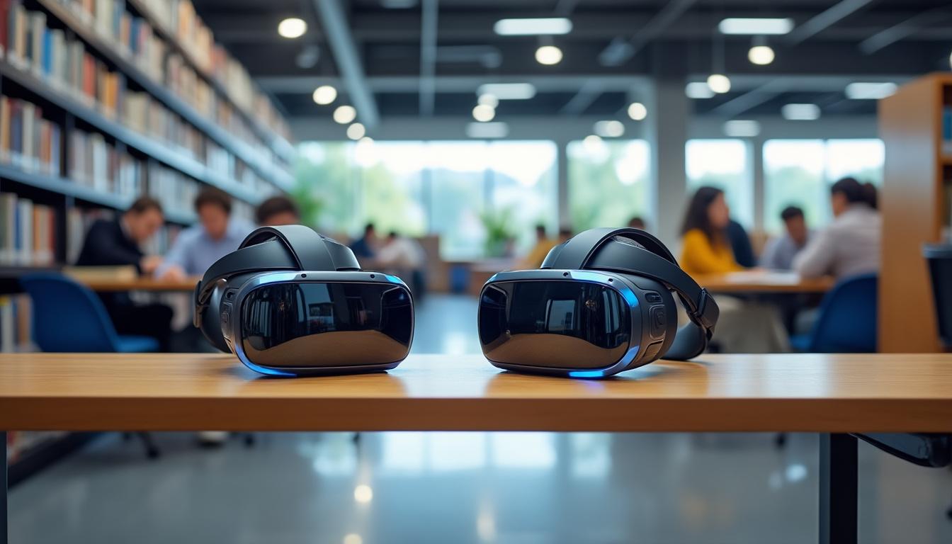 explorez l'univers fascinant des casques de réalité virtuelle à la médiathèque de bas-en-basset. découvrez des expériences immersives, des jeux et des applications qui vous transportent dans des mondes incroyables. une activité enrichissante pour tous les passionnés de technologie et de nouvelles expériences !