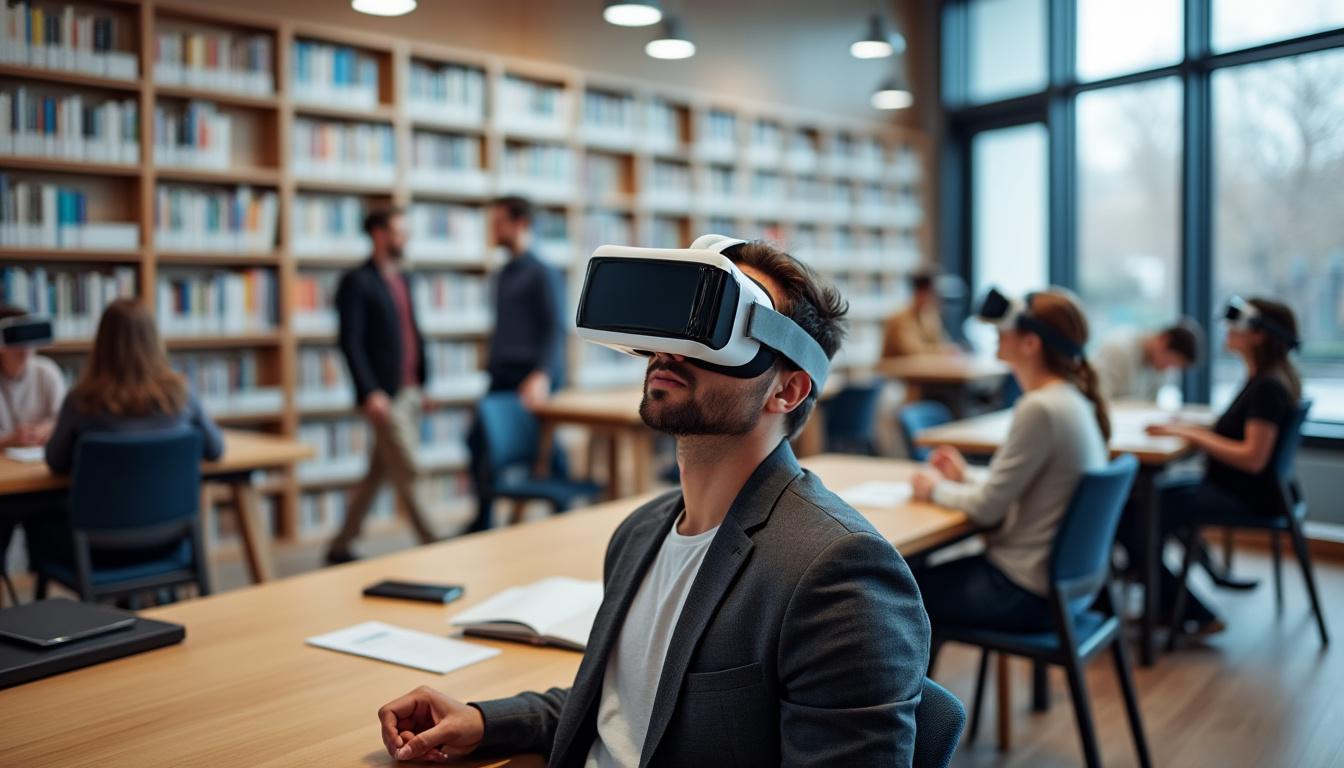 explorez l'univers fascinant de la réalité virtuelle à la médiathèque de bas-en-basset. découvrez une gamme innovante de casques vr et plongez dans des expériences immersives captivantes adaptées à tous les âges. préparez-vous à vivre des aventures uniques !