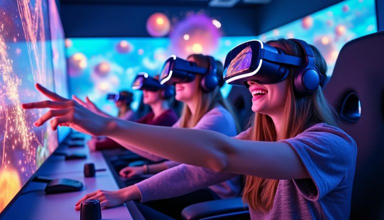 plongez dans l'expérience immersive des adolescents de gournay-en-bray qui découvrent la réalité virtuelle, une aventure innovante mêlant technologie et divertissement.
