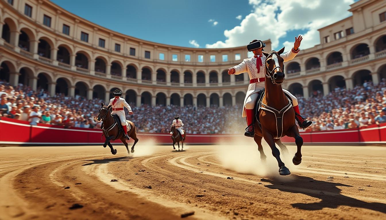 plongez au cœur des courses camarguaises à nîmes avec une expérience immersive en réalité virtuelle. découvrez cette tradition unique et vivez l’action comme si vous y étiez !