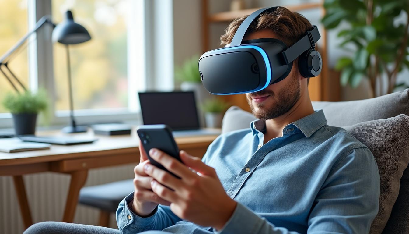 plongez dans une expérience immersive avec votre téléphone grâce au quest. gardez votre casque et explorez de nouvelles fonctionnalités, astuces et applications pour profiter pleinement de votre univers virtuel.