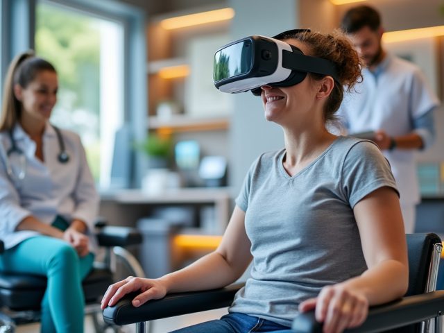 À l’hôpital de Guingamp, la réalité virtuelle : un allié innovant pour la rééducation des patients