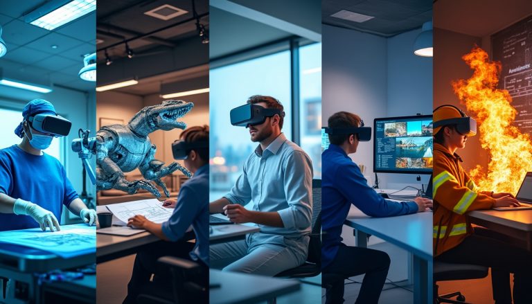 explorez l'impact révolutionnaire de la réalité virtuelle sur cinq métiers clés et découvrez comment cette technologie va bouleverser leur quotidien et façonner le futur du travail.