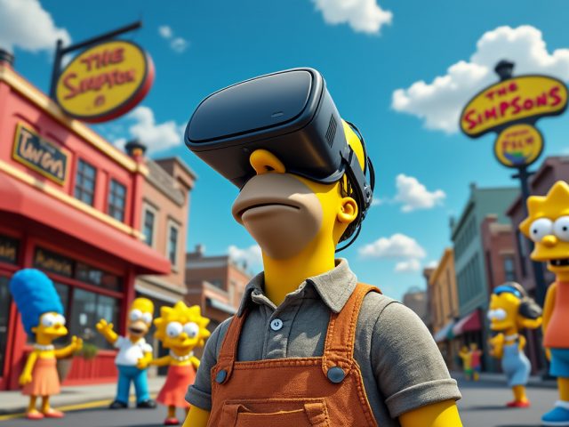 Découvrez l’univers des Simpsons en immersion totale grâce à la réalité virtuelle de Google
