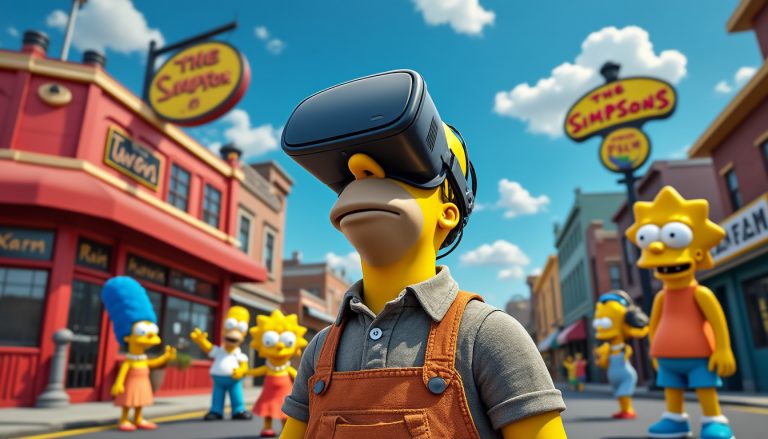 plongez dans l'univers des simpsons comme jamais auparavant grâce à la réalité virtuelle de google. vivez une expérience immersive et interactive avec votre famille préférée de springfield !