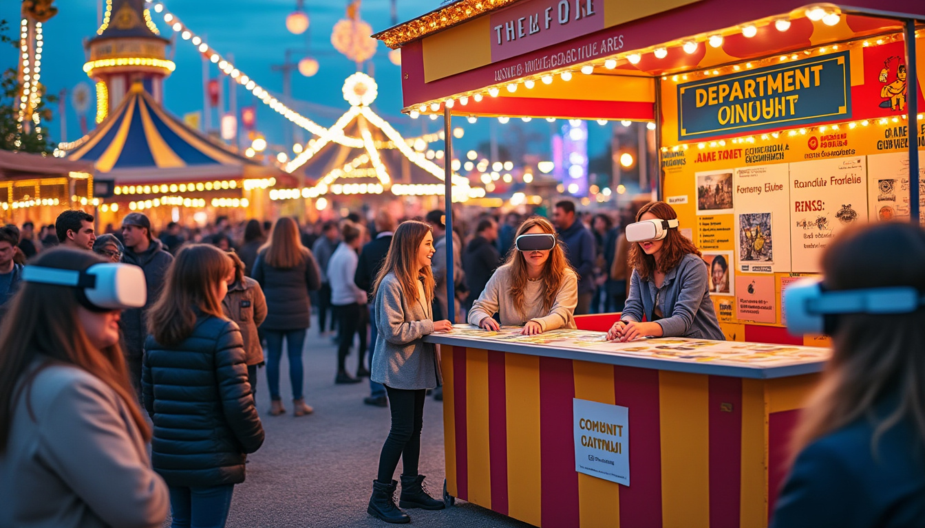 découvrez la participation active du conseil départemental de la nièvre à la foire de nevers : animations, jeux concours, quiz interactifs et expériences immersives en réalité virtuelle attendent petits et grands sur le stand !