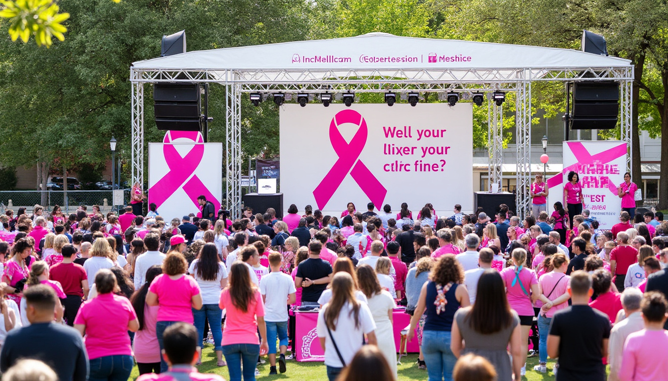 rejoignez l'événement octobre rose dans le puy-de-dôme : participez à une course ou une marche solidaire et tentez de gagner un casque de réalité virtuelle tout en soutenant la lutte contre le cancer du sein !