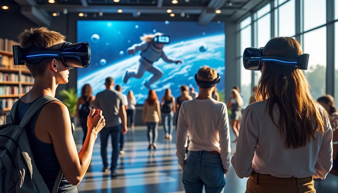 découvrez comment la médiathèque de valuéjols initie petits et grands à la réalité virtuelle à travers des ateliers immersifs et innovants. un voyage technologique unique à ne pas manquer !