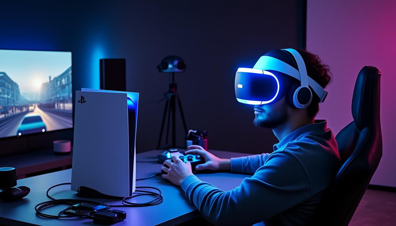 découvrez le casque sony playstation vr2 à seulement 334 € lors du black friday 2025. profitez d'une remise exceptionnelle de 14% et d'une note parfaite de 5 étoiles pour une expérience de réalité virtuelle immersive inégalée.