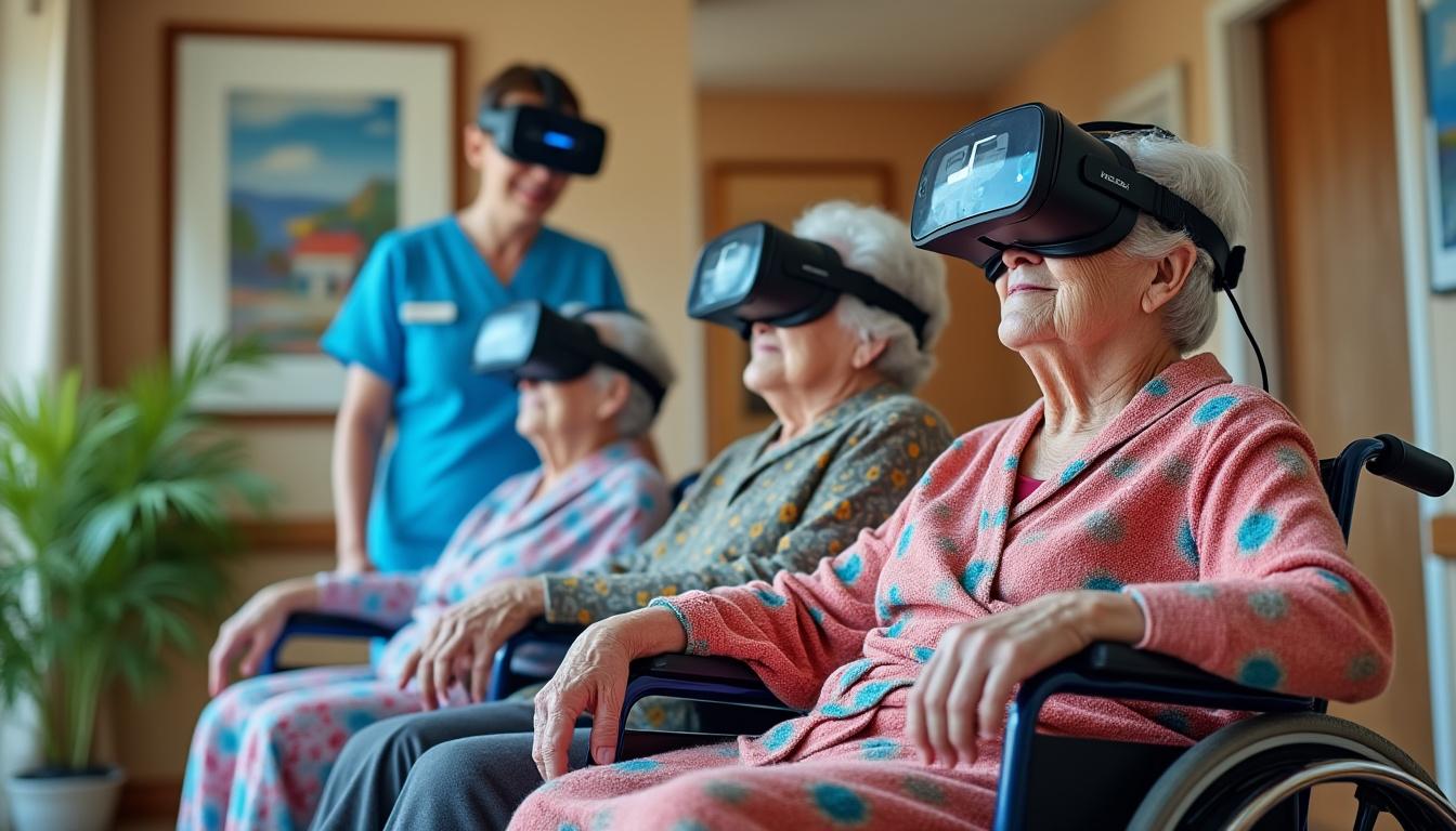 découvrez comment un casque de réalité virtuelle en ille-et-vilaine offre aux patients alzheimer des voyages immersifs inoubliables dans un ehpad innovant, alliant technologie et bien-être.