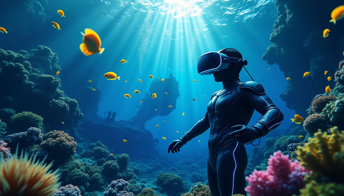 découvrez l'océan autrement au salon nautique du cap d'agde : plongez dans les profondeurs de l'hérault grâce à la réalité virtuelle et vivez une expérience immersive inédite !