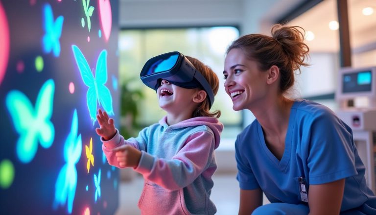 à nancy, l'hôpital d'enfants du chru révolutionne les soins grâce à la réalité virtuelle, offrant une approche ludique et innovante pour améliorer le bien-être des enfants hospitalisés.