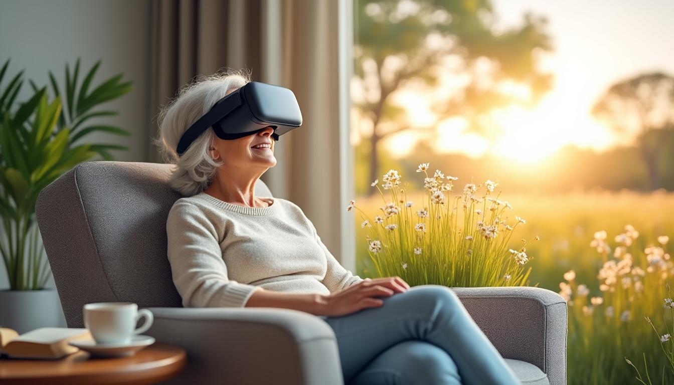 découvrez comment la réalité virtuelle transforme le quotidien des seniors en renforçant leurs liens sociaux et en favorisant de nouvelles interactions.