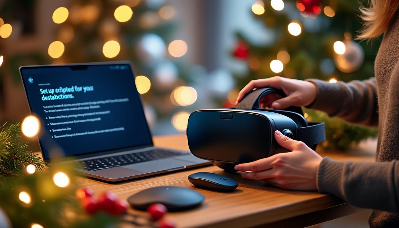 découvrez notre guide pratique pour préparer et configurer facilement votre vive focus vision à l'approche de noël, et profitez pleinement de votre expérience de réalité virtuelle pendant les fêtes.