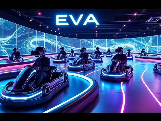Les salles de réalité virtuelle Eva s&rsquo;élargissent avec l&rsquo;ajout de karts électriques pour une expérience toujours plus immersive