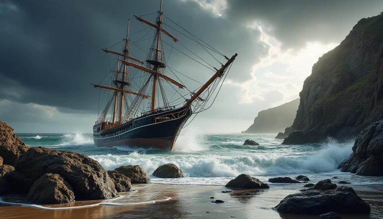 découvrez l'échouement spectaculaire d'un trois-mâts en baie de morlaix grâce à une expérience immersive de réalité virtuelle. plongez au cœur de l'histoire maritime et revivez cet événement unique comme si vous y étiez.