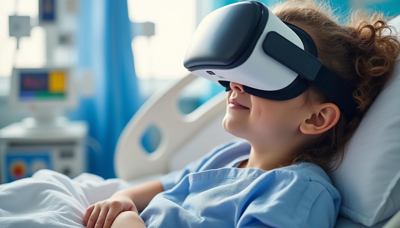un casque de réalité virtuelle d'une valeur de 5 014 € est offert aux enfants malades du cancer à l'hôpital arnaud-de-villeneuve de montpellier pour rendre leur quotidien plus supportable et apaisant.