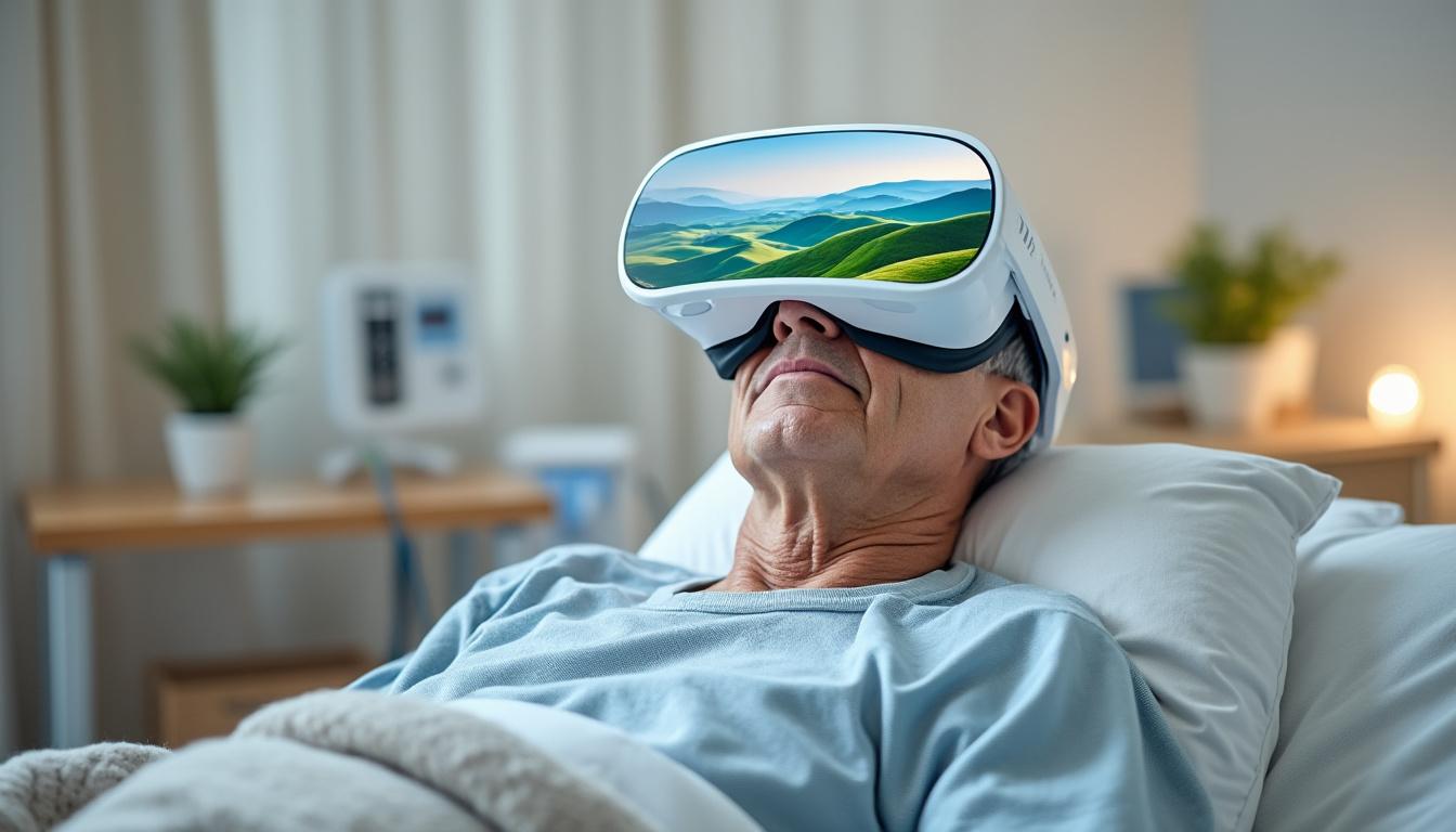 découvrez comment un casque de réalité virtuelle innovant améliore l'accompagnement des patients en soins palliatifs dans le soissonnais, offrant confort et bien-être grâce à des expériences immersives uniques.