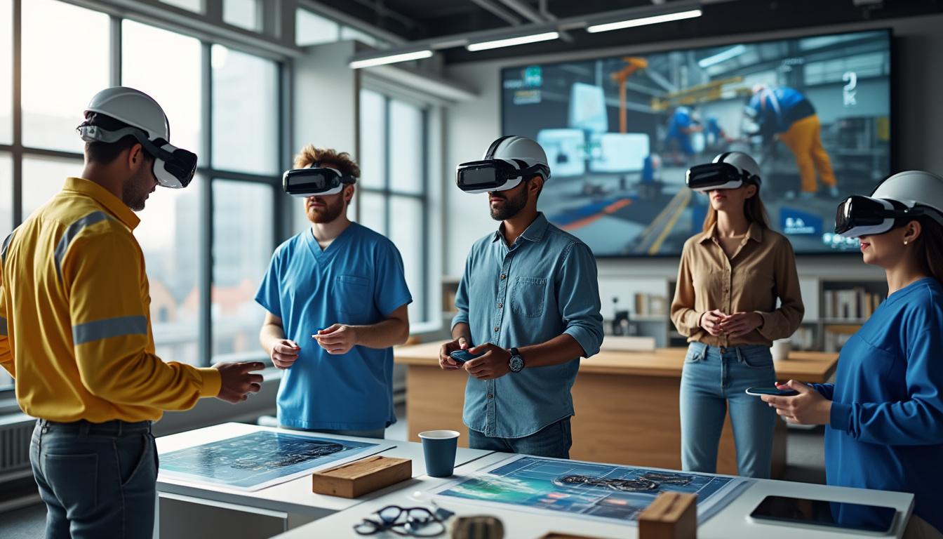 découvrez les métiers de valdoie comme jamais auparavant grâce aux casques de réalité virtuelle. une immersion unique pour explorer différents secteurs professionnels de manière interactive et innovante.