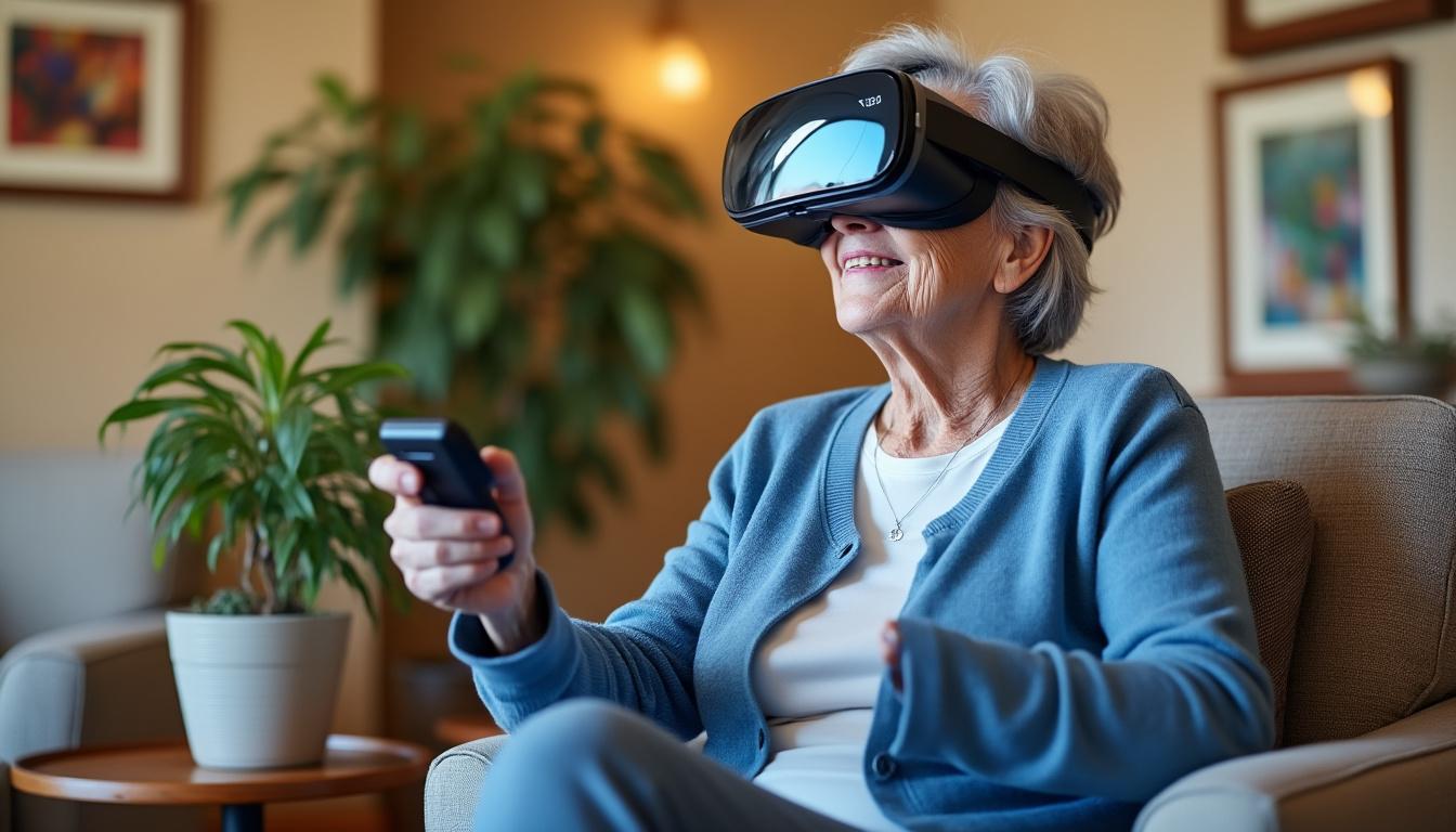découvrez comment la réalité virtuelle transforme la vie des résidents à ars-en-ré, favorisant le lien social et la stimulation cognitive dans la maison de retraite.