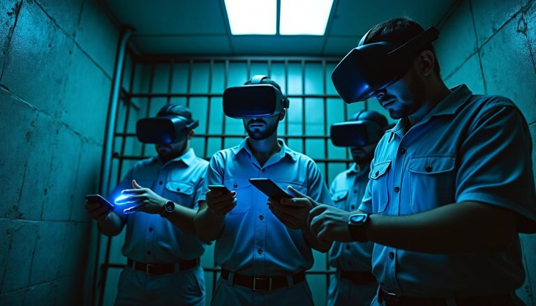 des détenus américains s’évadent en utilisant des casques de réalité virtuelle pour contourner les murs de leurs cellules, une évasion ingénieuse mêlant technologie et ruse.