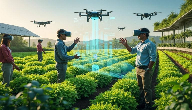 découvrez comment la réalité virtuelle transforme l'agriculture en créant la ferme du futur : une expérience immersive révolutionnaire pour une production durable et innovante.