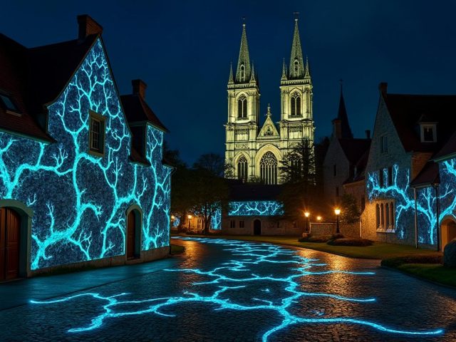 Les Mycéliades s’animent à Chartres au rythme de projections envoûtantes
