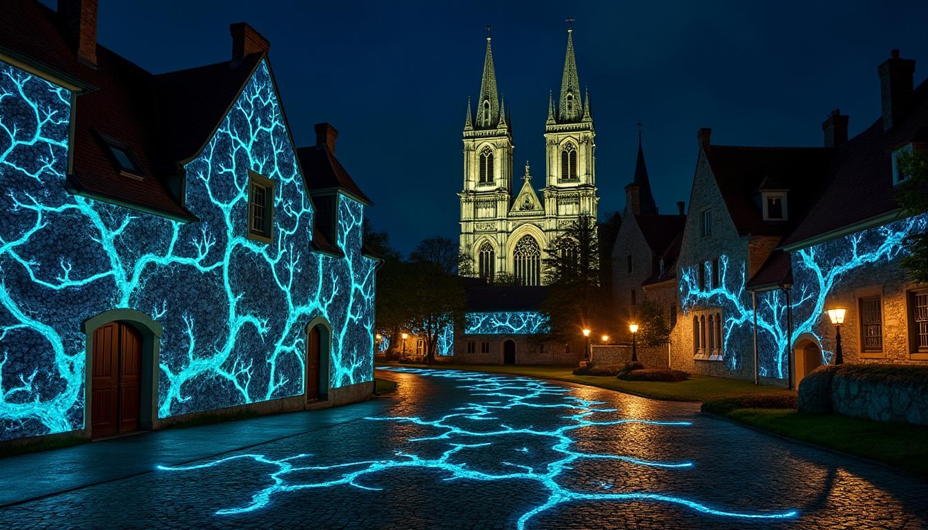découvrez les mycéliades à chartres, un événement unique où des projections envoûtantes donnent vie à des créations artistiques fascinantes, mêlant lumière et imagination.