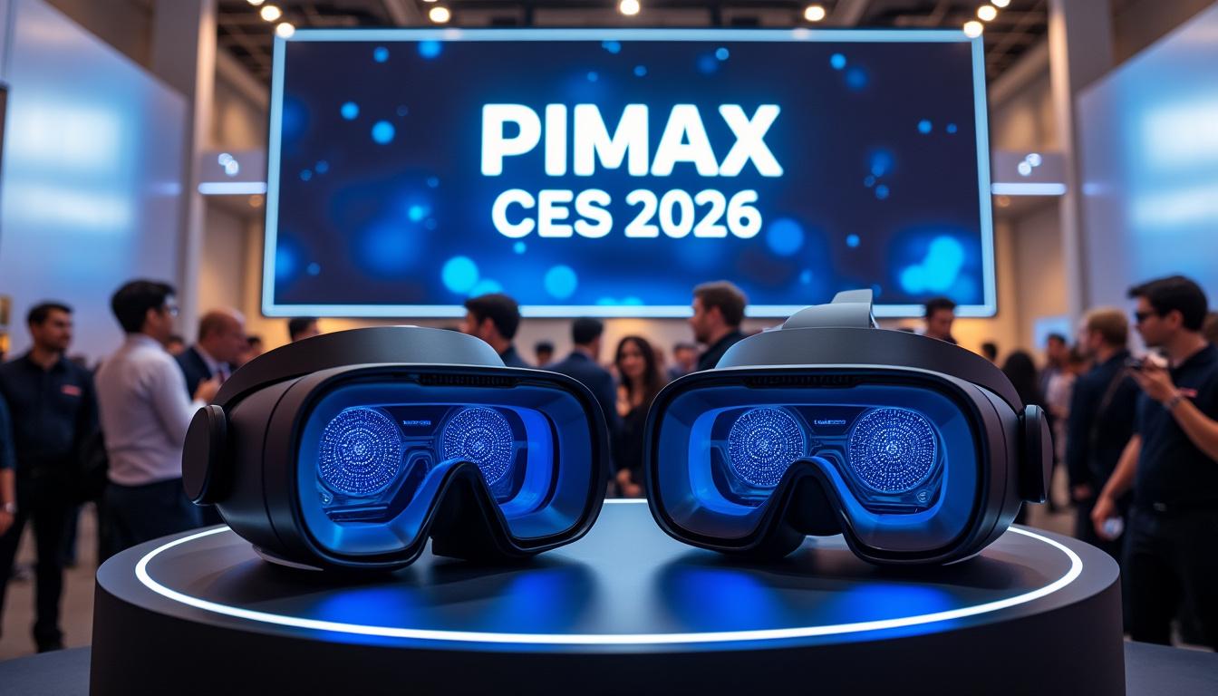 découvrez les casques vr micro-oled de nouvelle génération de pimax présentés au ces 2026, promettant une expérience immersive révolutionnaire pour les passionnés de réalité virtuelle.
