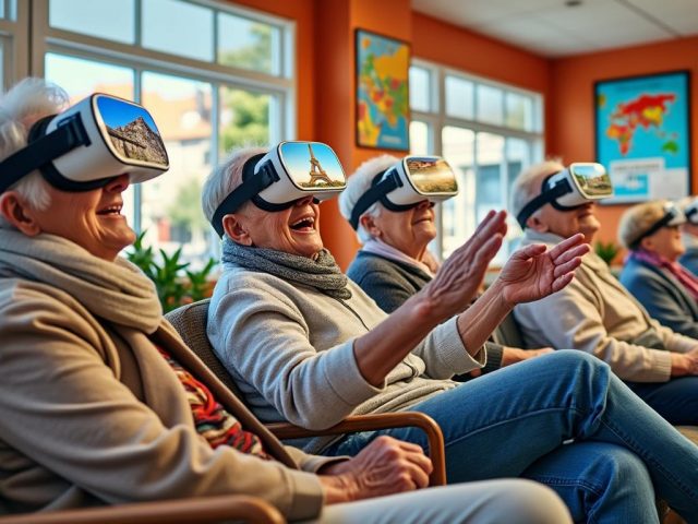 Seniors à Sainte-Sigolène : un voyage immersif autour du globe grâce à la réalité virtuelle