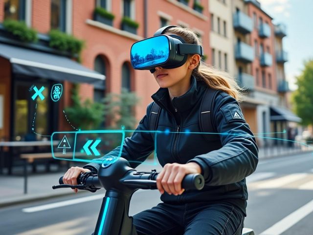 À Planoise, un jeu vidéo en réalité virtuelle sensibilise aux bonnes pratiques de la trottinette électrique