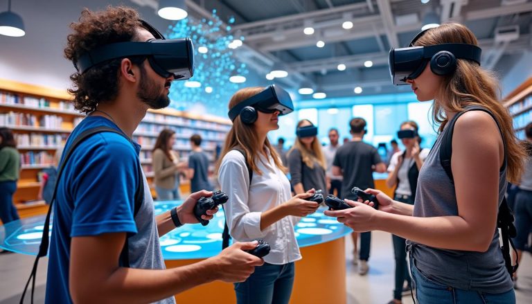 plongez dans une expérience unique avec l'animation immersive en réalité virtuelle proposée à la médiathèque de cholet. explorez de nouveaux mondes et vivez des aventures captivantes.