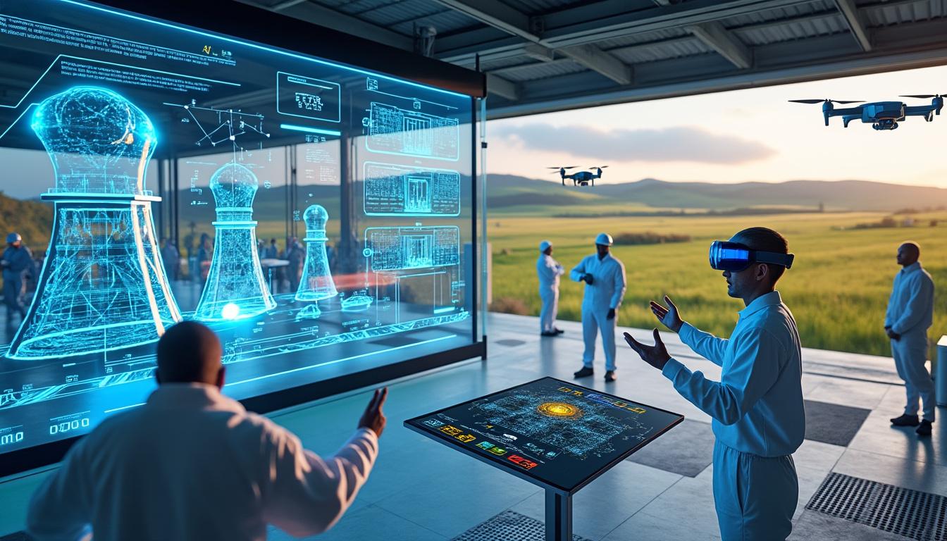 orano innove dans la manche avec des technologies futuristes telles que les drones, casques vr et intelligence artificielle pour révolutionner le secteur nucléaire.