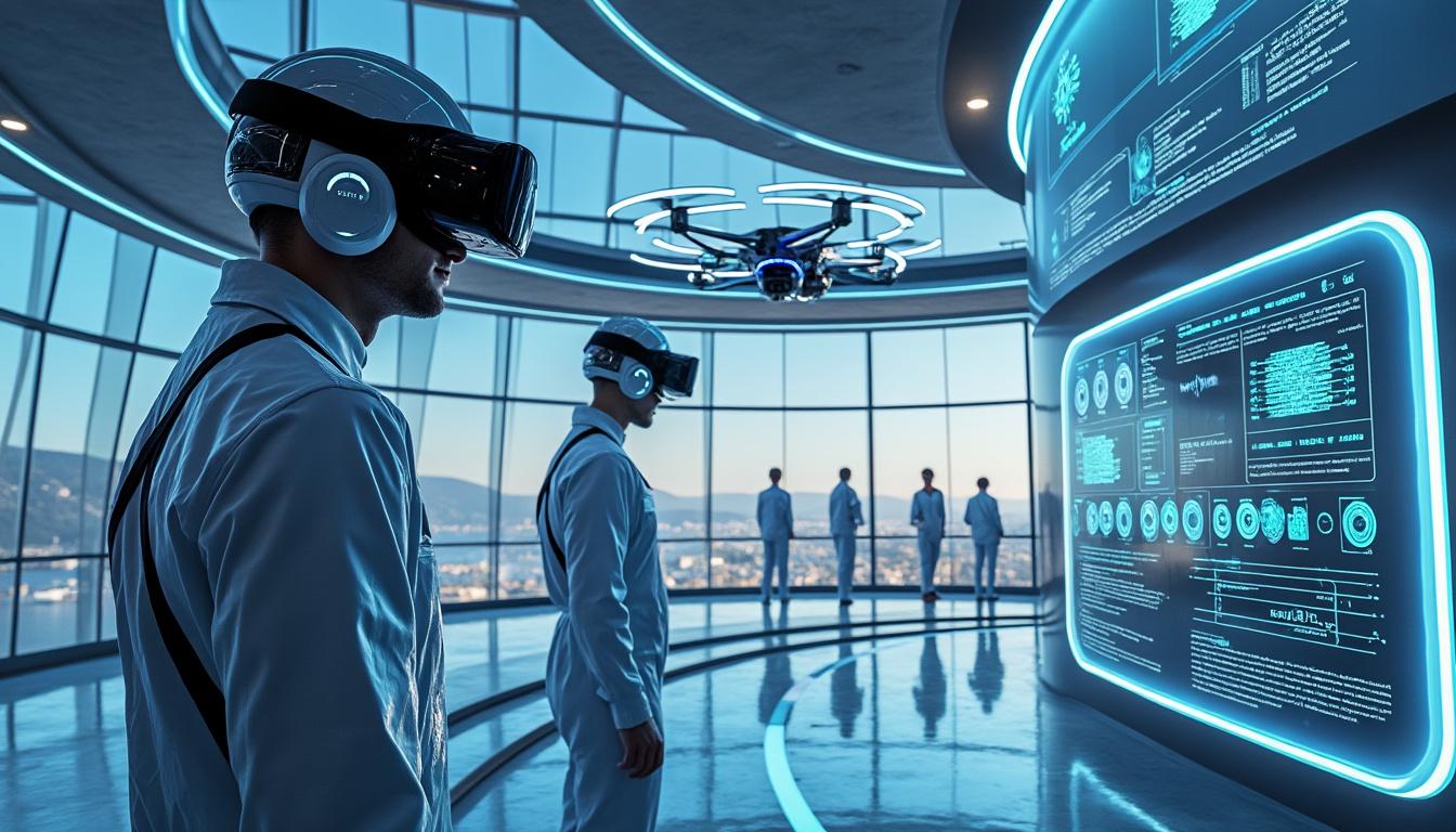 orano explore des innovations futuristes dans la manche avec l'utilisation de drones, casques vr et intelligence artificielle pour révolutionner le secteur nucléaire.