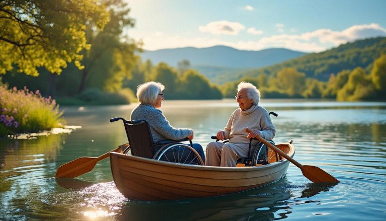 découvrez comment des résidents d'ehpad vivent une expérience unique en s'évadant en barque tout en restant confortablement installés dans leur fauteuil, offrant un véritable souffle d'air frais et un moment de liberté.