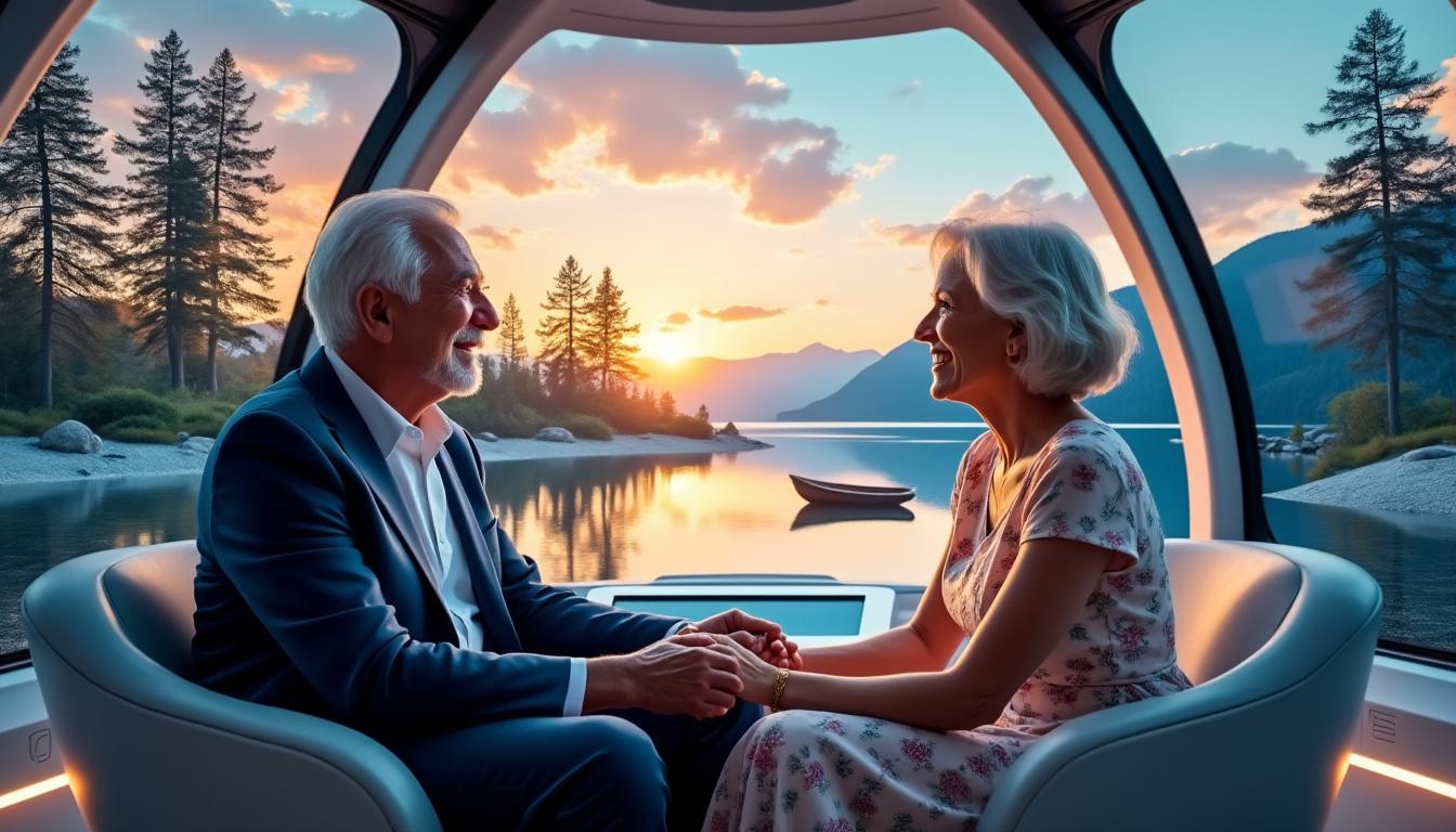 découvrez comment des résidents d'ehpad vivent une escapade au fil de l'eau, profitant d'une balade en barque tout en restant confortablement installés dans leur fauteuil.