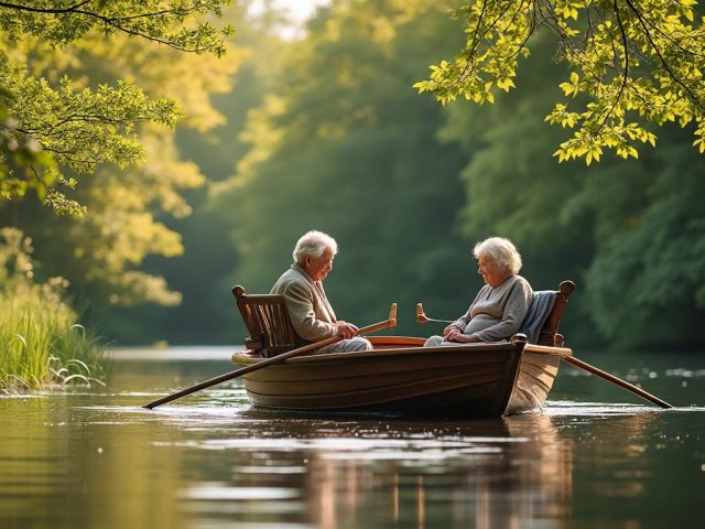 « Une escapade au fil de l&rsquo;eau » : des résidents d’Ehpad profitent d’une balade en barque tout en restant confortablement installés dans leur fauteuil