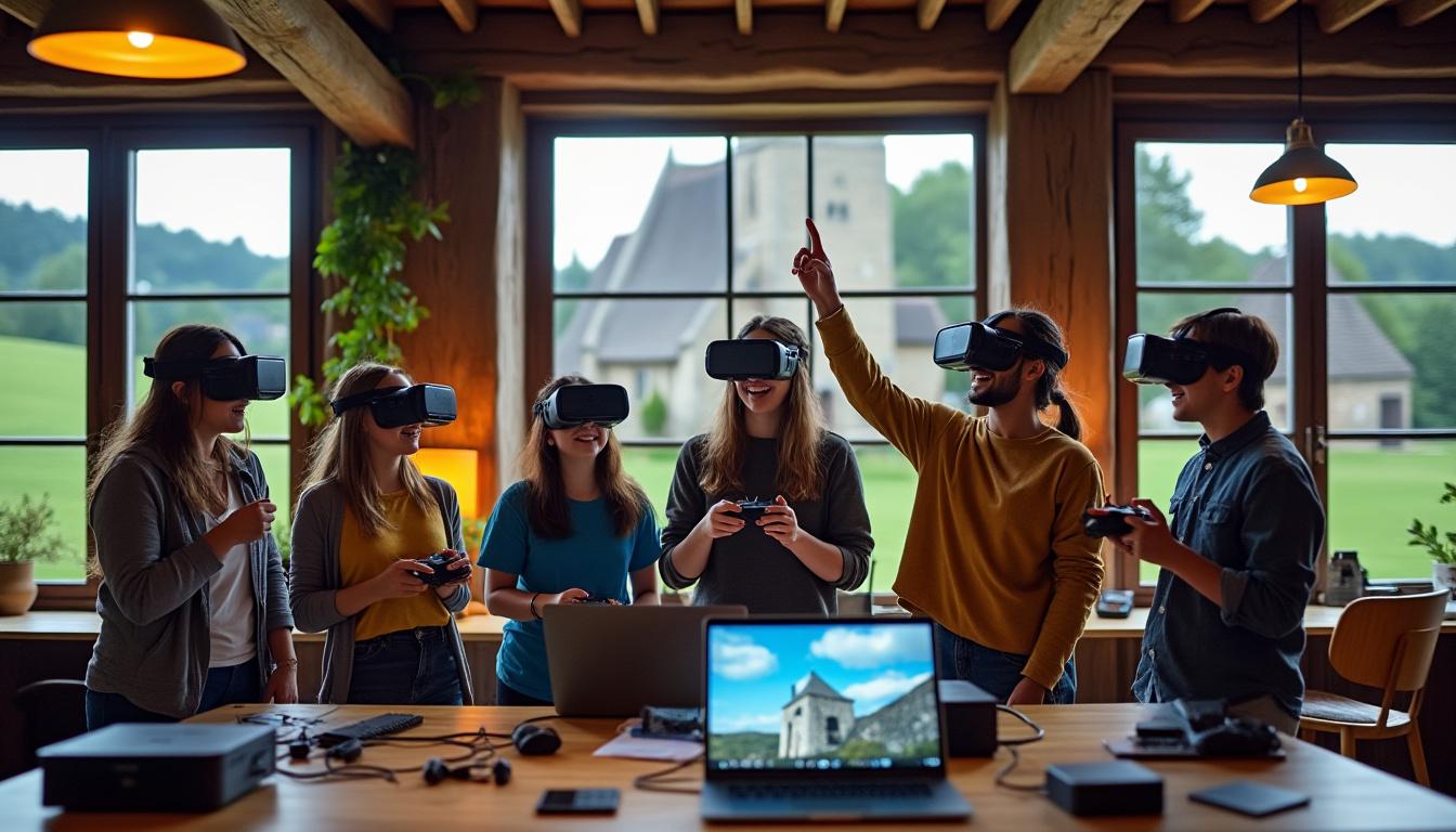 découvrez comment plusieurs jeunes de vezins ont exploré la réalité virtuelle, une expérience immersive alliant technologie et découverte dans leur commune.