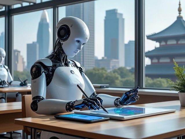 En Chine, une école unique où les robots humanoïdes maîtrisent les gestes du quotidien