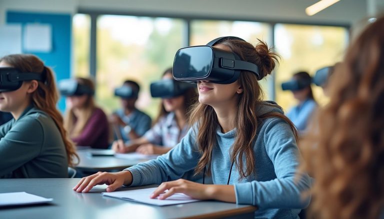 découvrez comment la réalité virtuelle transforme l'apprentissage dans ce collège en offrant une immersion totale aux élèves, révolutionnant ainsi les méthodes d'enseignement.