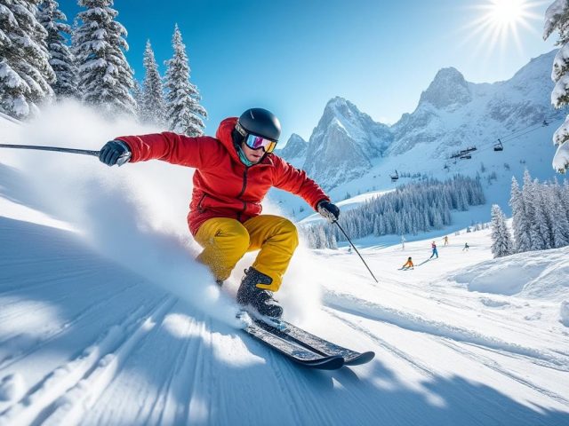 « Première glissade sur les pistes : entre chute imminente et découverte bouleversante »
