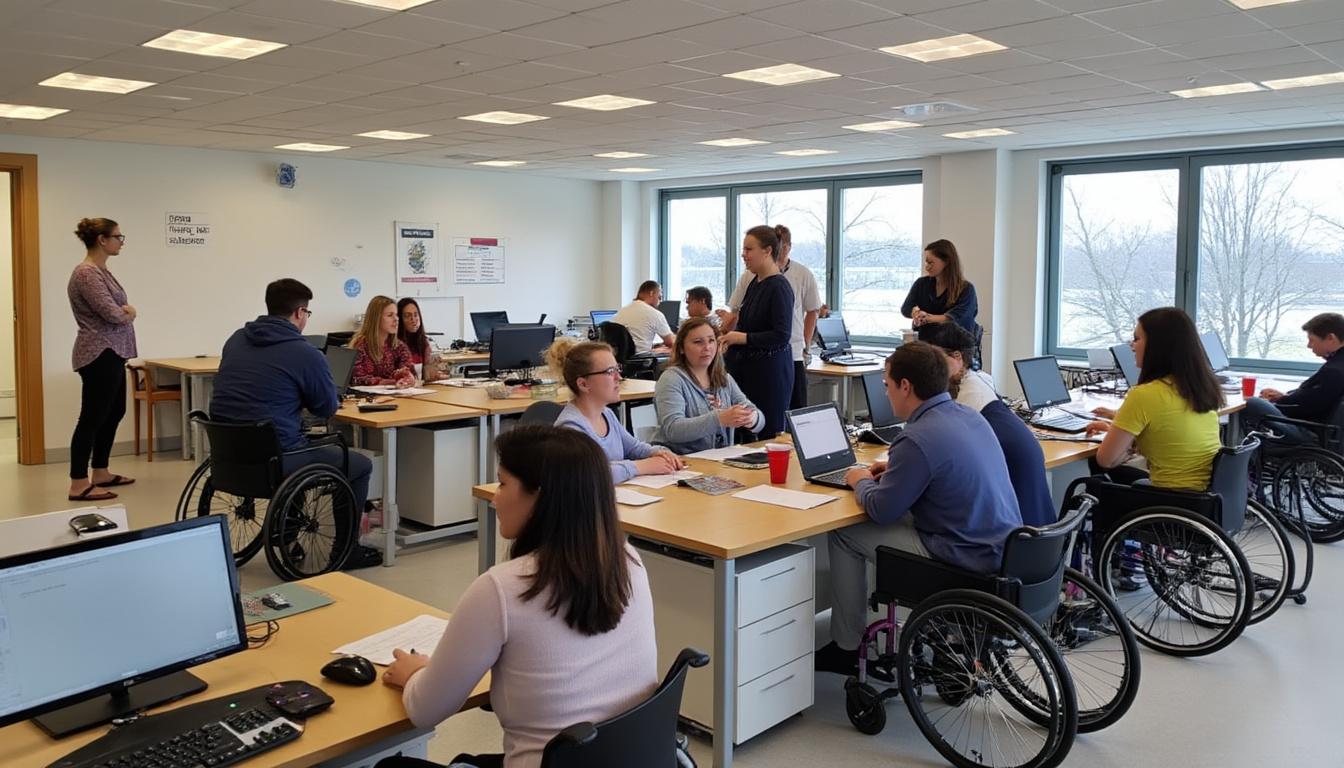 à vannes, un programme innovant soutient l'insertion professionnelle de onze personnes en situation de handicap, favorisant leur accès à l'emploi et leur autonomie.