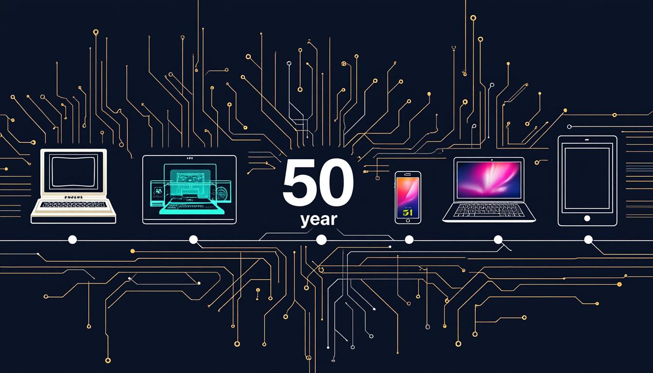 découvrez comment apple fête ses 50 ans en dévoilant le prix total de ses héros technologiques : ordinateur, smartphone, montre connectée et tablette. un voyage au cœur de l'innovation et du design.